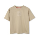 T-SHIRT BEIGE À MANCHES COURTES HUGO POUR ENFANT