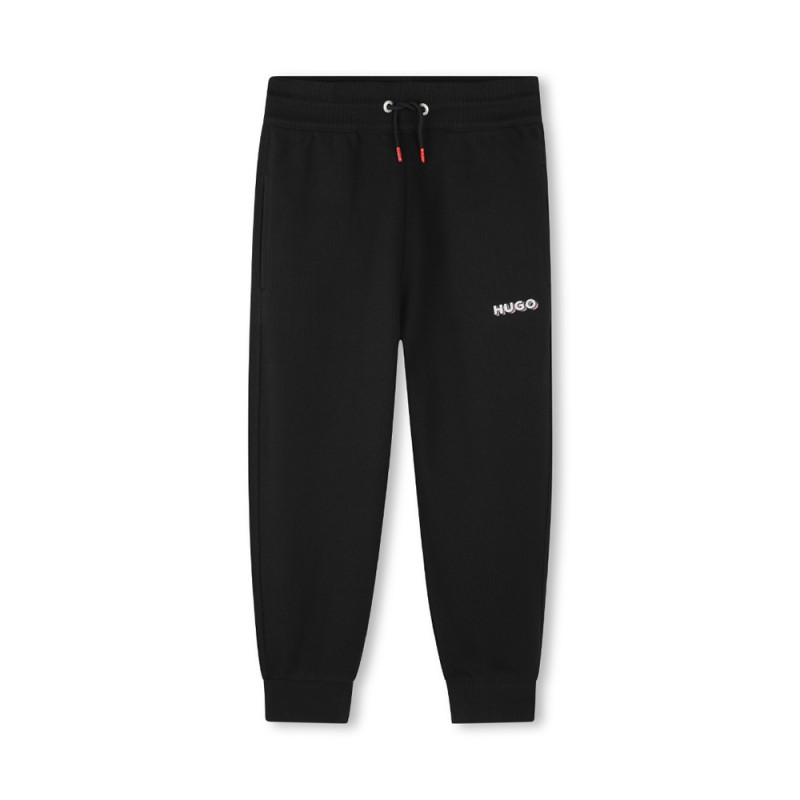 PANTALON DE JOGGING NOIR HUGO POUR ENFANT