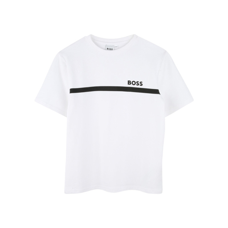 LOT DE 2 T-SHIRTS BLANCS BOSS ENFANT