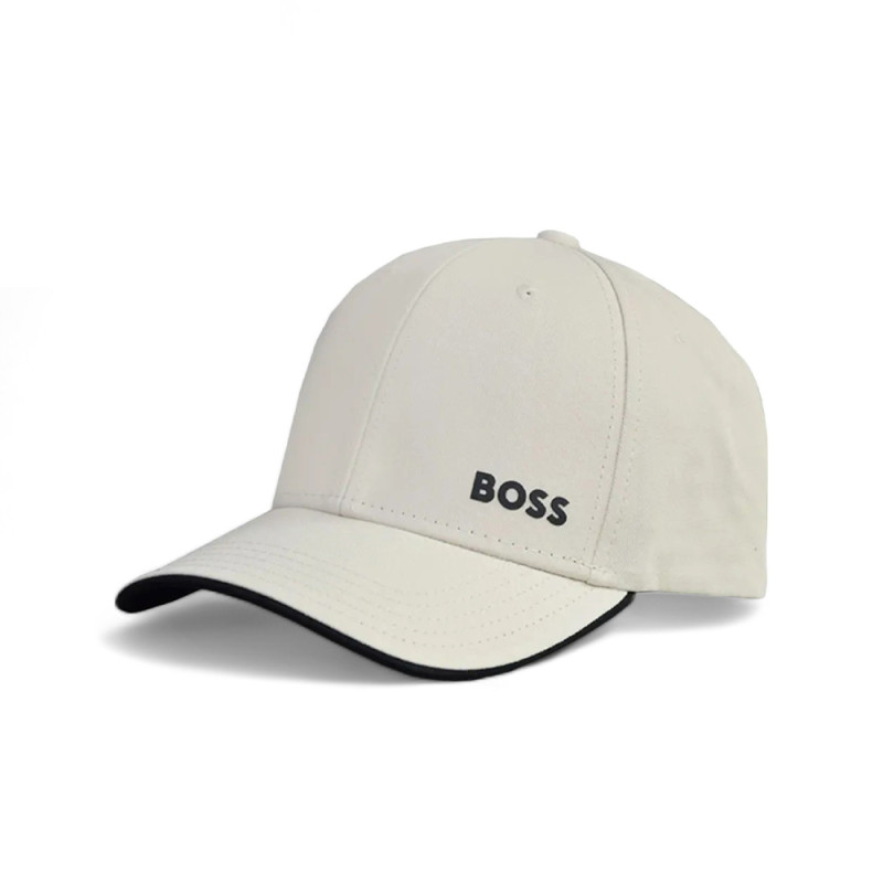 CASQUETTE EN TWILL DE COTON BLANCHE BOSS CAP-BOLD AVEC LOGO IMPRIMÉ