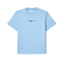 T-SHIRT LACOSTE BLEU BRODÉ FABRIQUÉ EN FRANCE