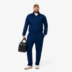 VESTE PARIS LACOSTE EN PIQUÉ BLEUE