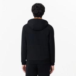 SWEAT NOIR LACOSTE HOMME