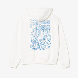 SWEATSHIRT À CAPUCHE LACOSTE BLANC HW24