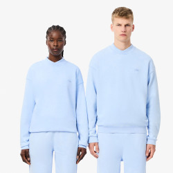 SWEATSHIRT LACOSTE UNISEXE DÉLAVÉ BLEU HBP