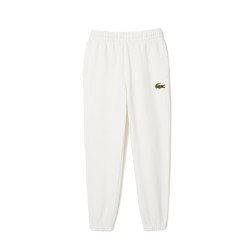 PANTALON DE SURVÊTEMENT LACOSTE RELAXED FIT BLANC