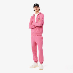 PANTALON DE SURVÊTEMENT LACOSTE EN COTON ROSE