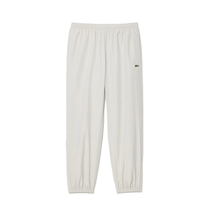 PANTALON DE SURVÊTEMENT LACOSTE EN TISSU DÉPERLANT GRIS