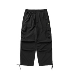 PANTALON CARGO SPORTSUIT LACOSTE RELAXED FIT LÉGER NOIR