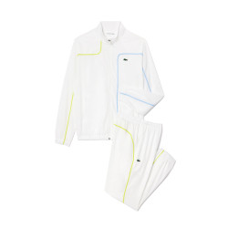 ENSEMBLE DE SURVÊTEMENT LACOSTE TENNIS SPORTSUIT COLOR-BLOCK BLANC