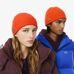 BONNET UNISEXE LACOSTE ORANGE RB0001