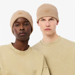 BONNET UNISEXE BEIGE LACOSTE