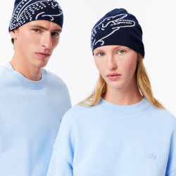 BONNET LACOSTE BLEU MARINE UNISEXE RB3021