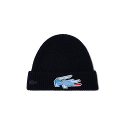 BONNET EN LAINE AVEC CROCODILE GRAPHIQUE LACOSTE RB3146