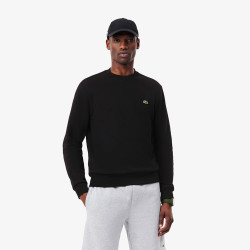 sweat noir lacoste homme