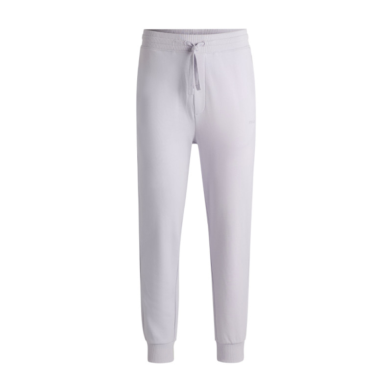 PANTALON DE SURVÊTEMENT HUGO EN COTON ÉPONGE VIOLET PASTEL AVEC LOGO IMPRIMÉ DAYOTE232