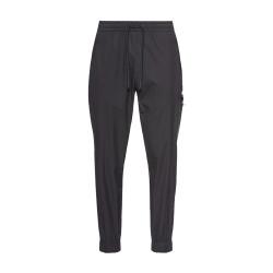 PANTALON NOIR AVEC CORDON DE SERRAGE CONTRASTÉ BOSS T_COMFLEX