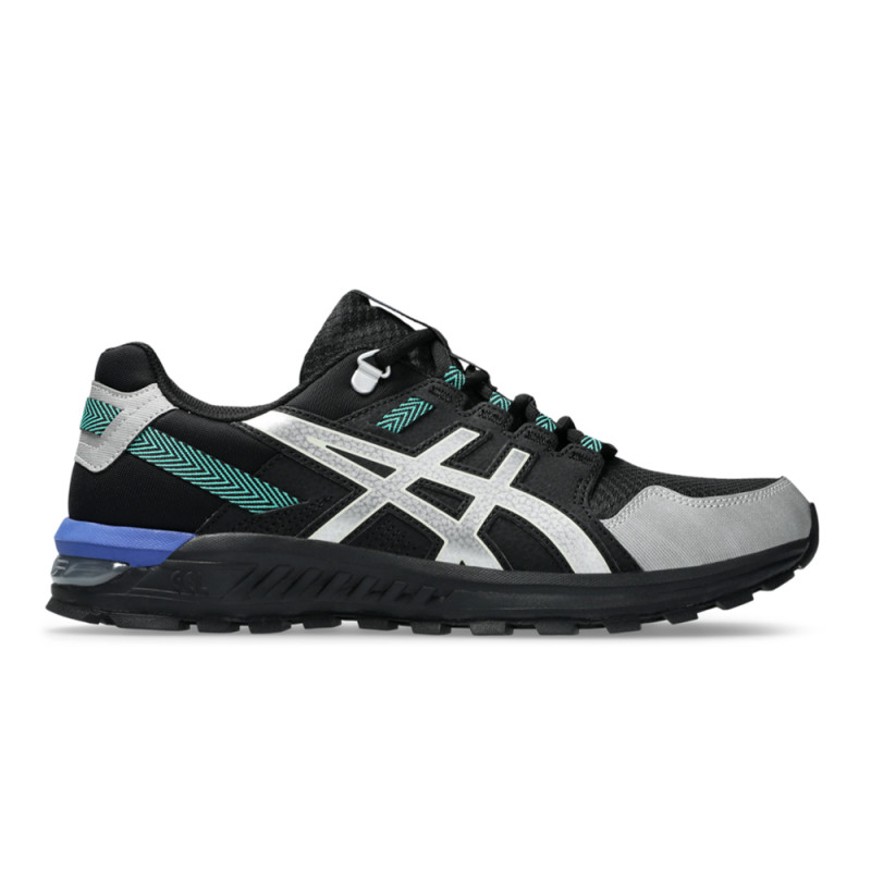 BASKETS ASICS GEL-CITREK NOIRES ET ARGENTÉES