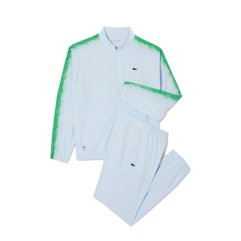 ENSEMBLE DE SURVÊTEMENT BLEU ET VERT LACOSTE TENNIS X DANIIL MEDVEDEV