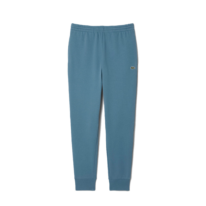 PANTALON DE SURVÊTEMENT HOMME LACOSTE EN MOLLETON DE COTON BIOLOGIQUE BLEU