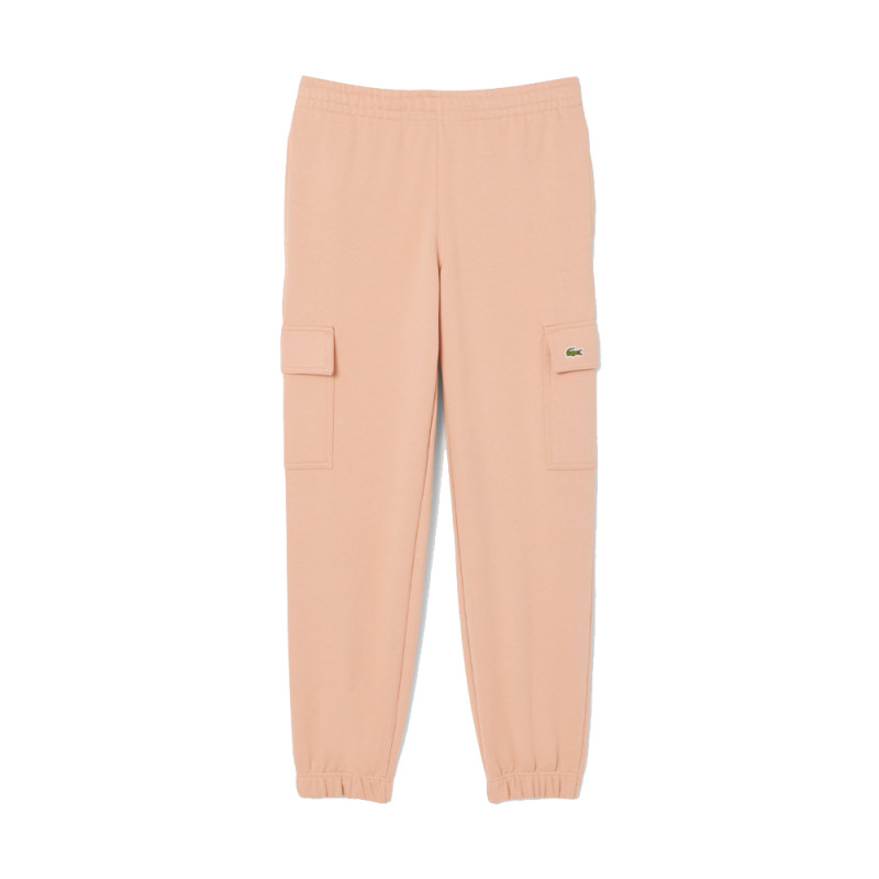 PANTALON DE SURVÊTEMENT CARGO LACOSTE REGULAR FIT SAUMON