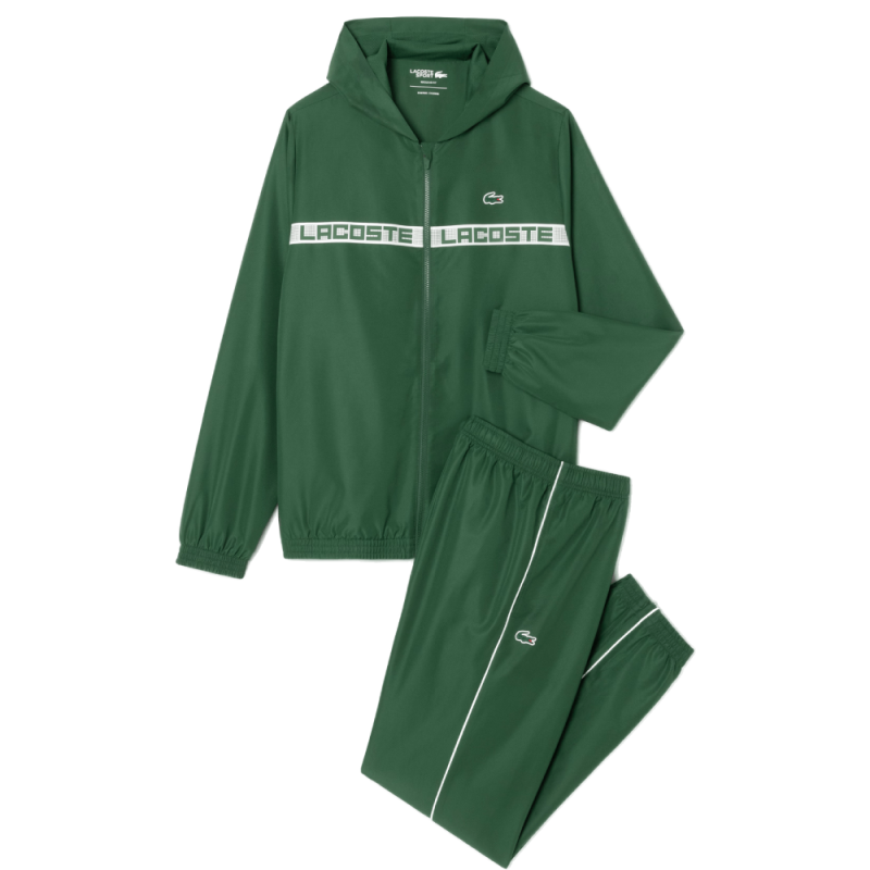 Vert Coton Ensemble Lacoste Homme Vert Lacoste Vert Survetement